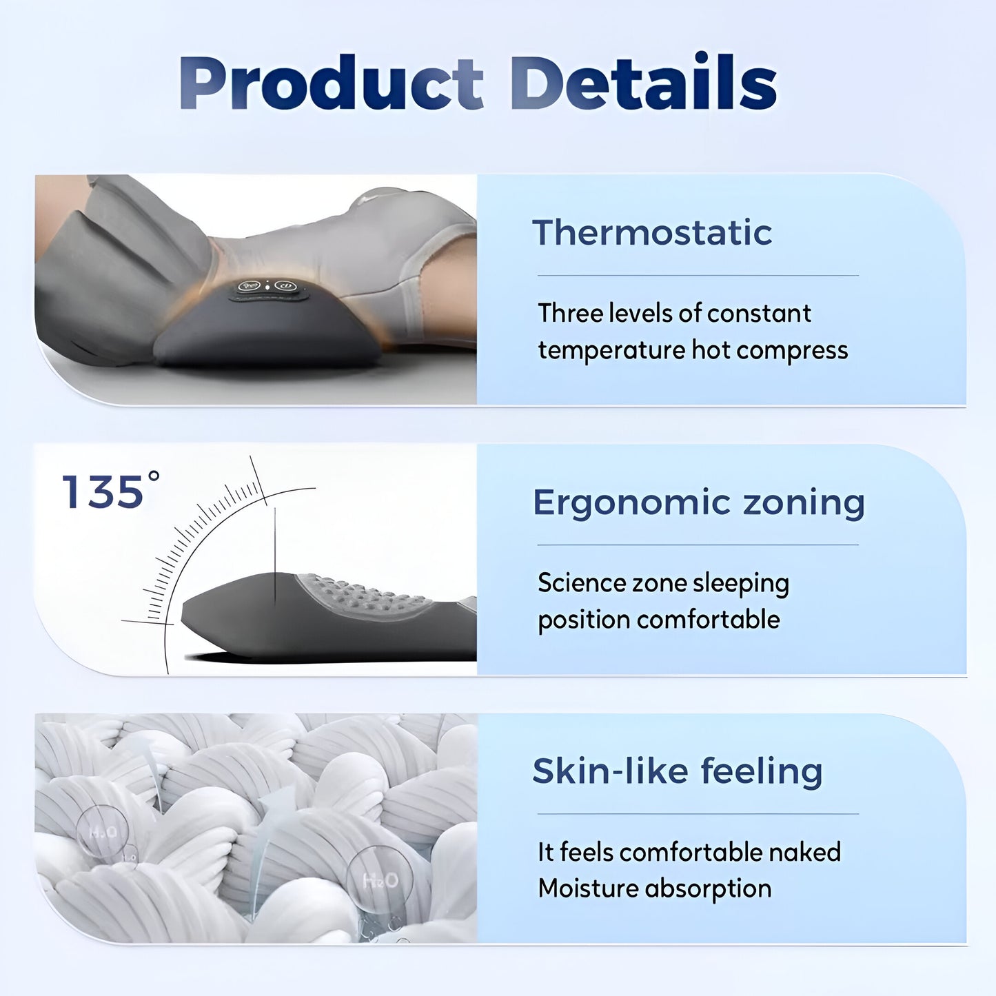 Evirosa™ TripleCare 3-in-1 Back Massager