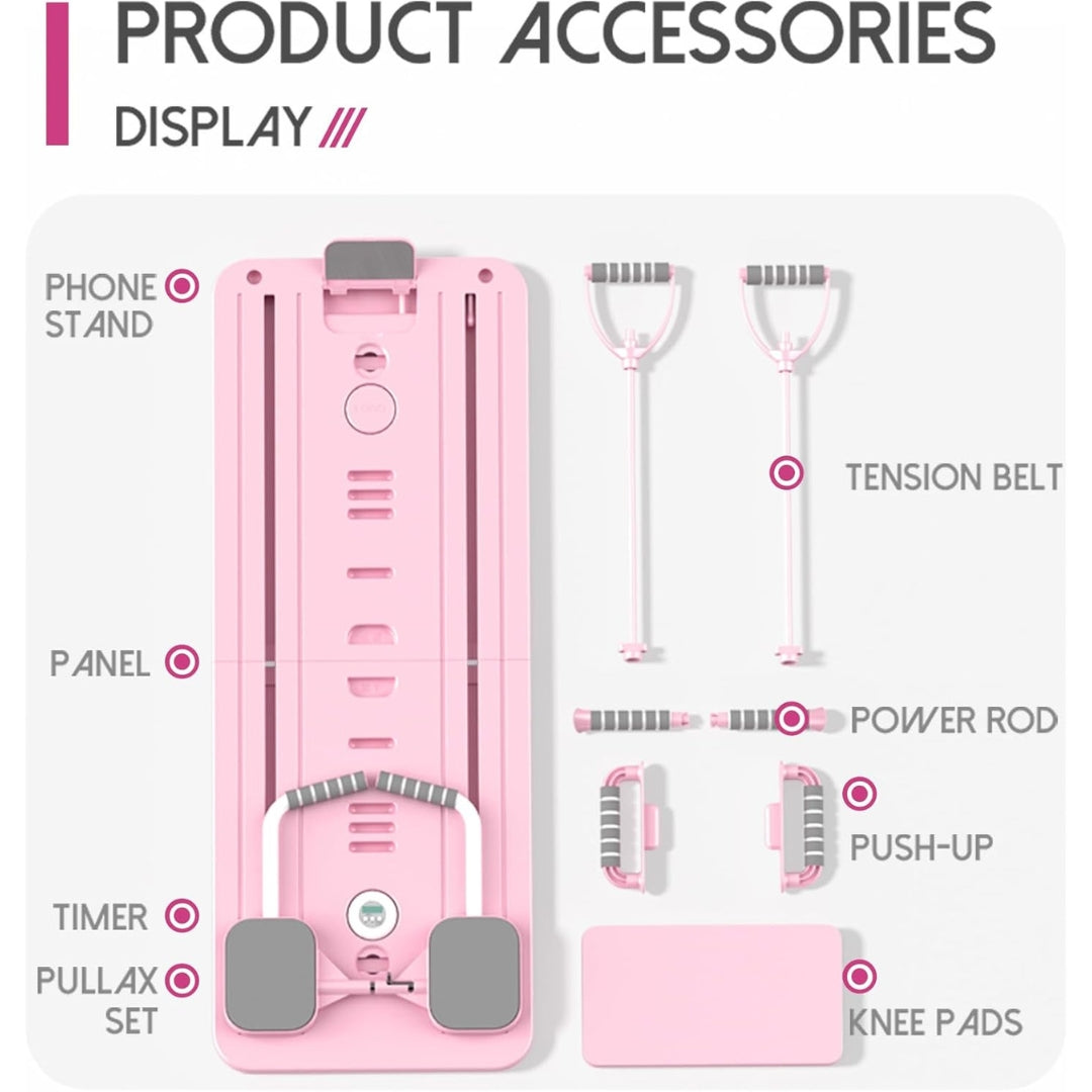 Evirosa™ 4-in-1 Pilates Reformer Board