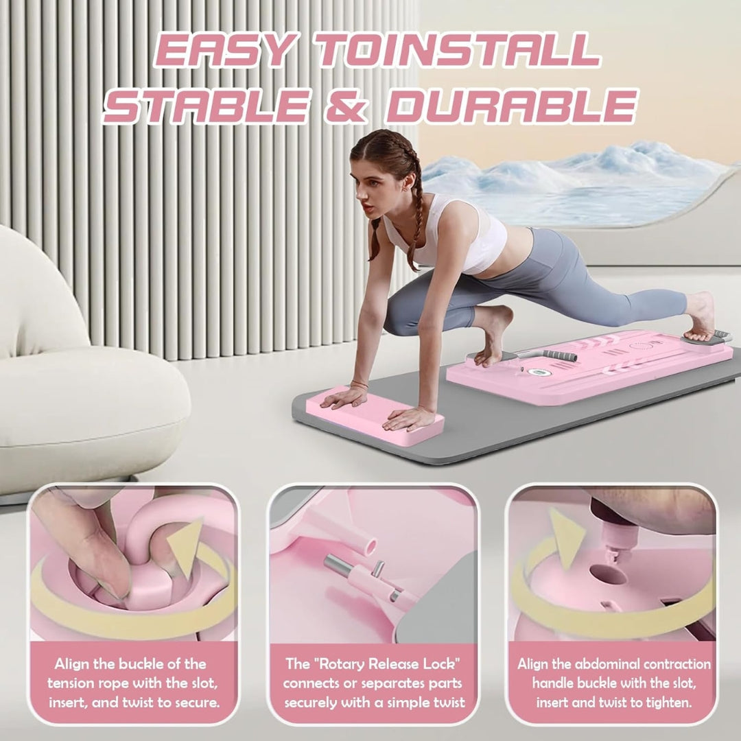 Evirosa™ 4-in-1 Pilates Reformer Board