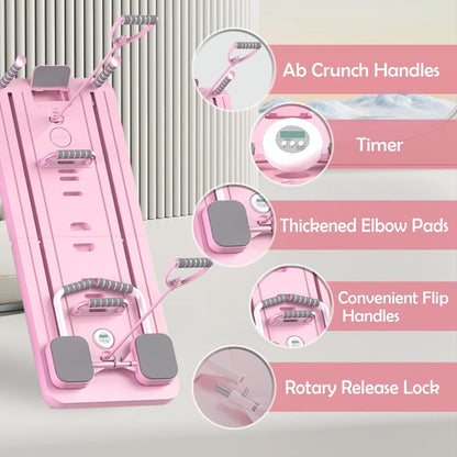 Evirosa™ 4-in-1 Pilates Reformer Board