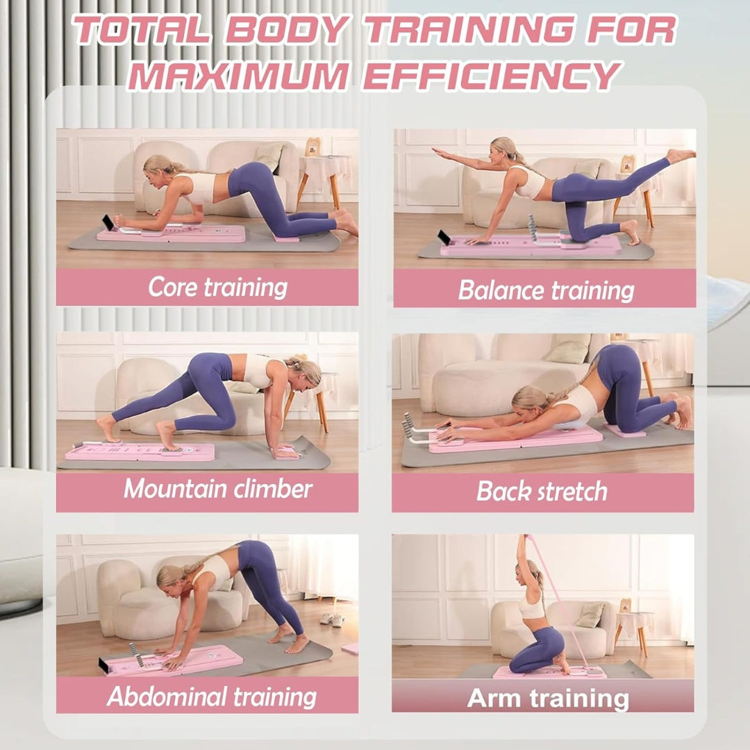 Evirosa™ 4-in-1 Pilates Reformer Board