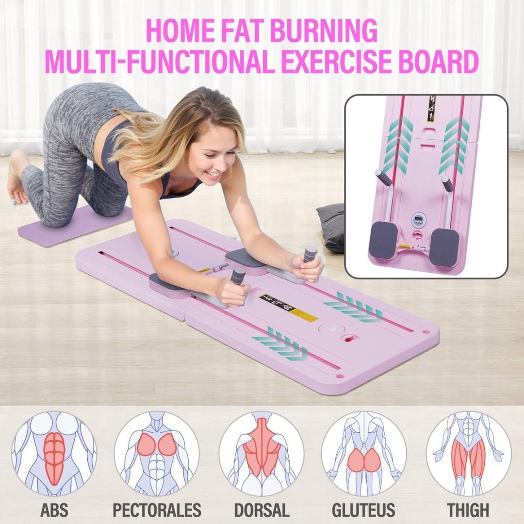 Evirosa™ 4-in-1 Pilates Reformer Board
