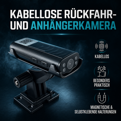 CamperSicht™– Kabellose Rückfahrkamera für Wohnwagen & Camper